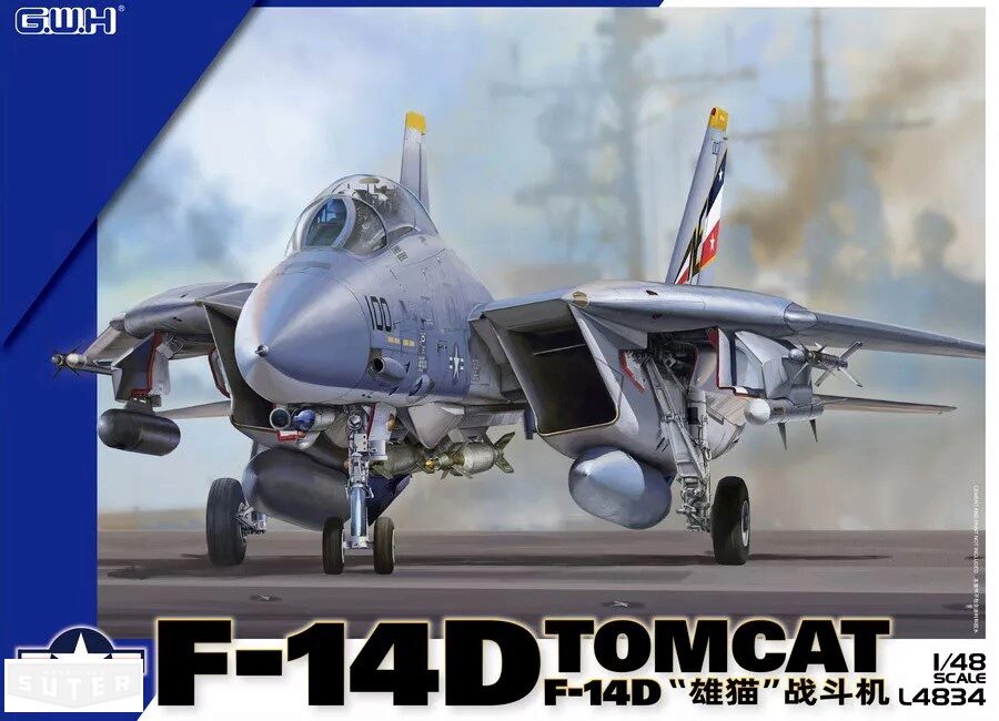 GREAT WALL HOBBY GWH-L4834 US Navy F-14D TOMCAT