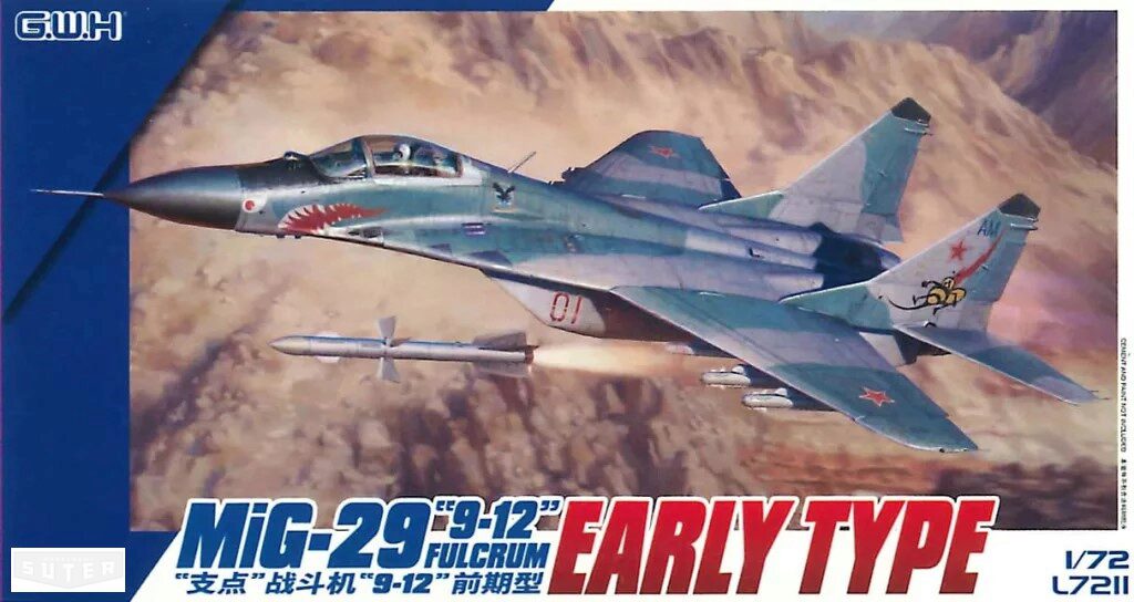 GREAT WALL HOBBY GWH-L7211 Mikoyan MIG-29 9-12  Fulcrum  Early Type