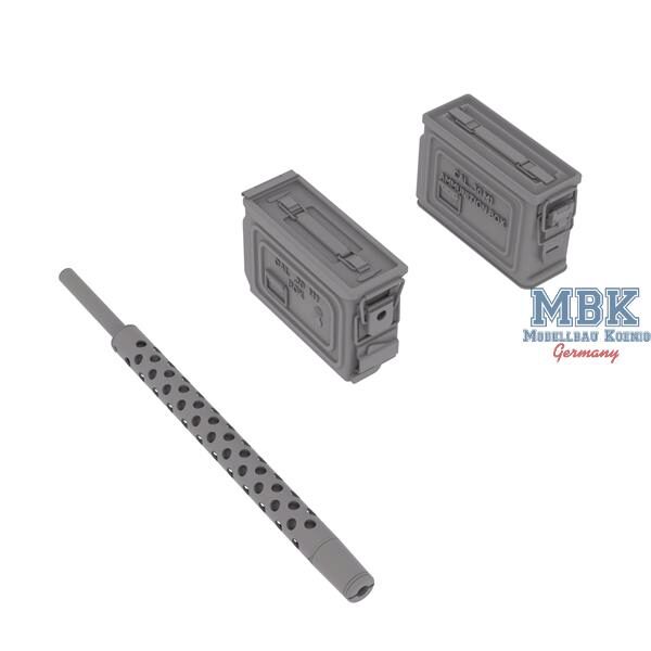 HD Models HDM35226 M1919A4 early barrels with M1 ammo boxes