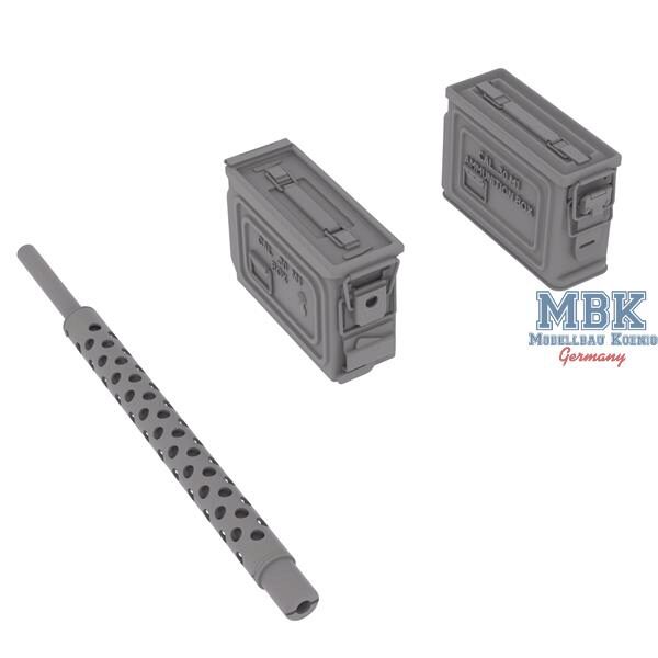 HD Models HDM35227 M1919A4 late barrels with M1 ammo boxes
