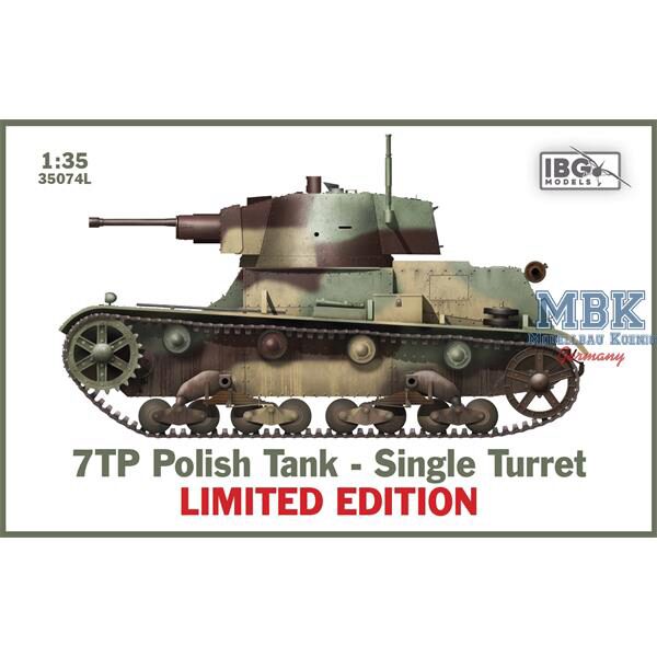 IBG-Modellbau IBG35074L 7TP Polish Tank - Single Turret *LIMITED Edition*