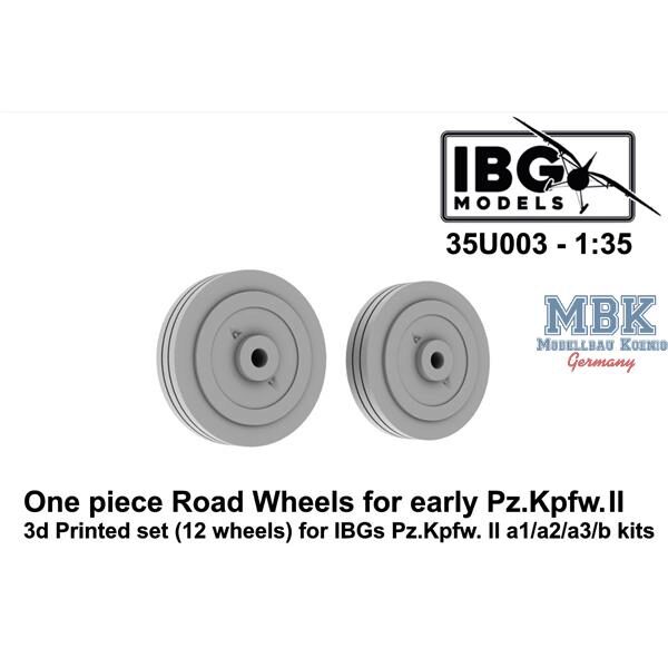 IBG-Modellbau IBG35U003 One piece road wheels for Pz.II a1/a2/a3/b
