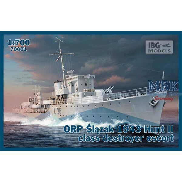 IBG-Modellbau IBG70001 ORP Slazak 1943 Hunt II class destroyer escort