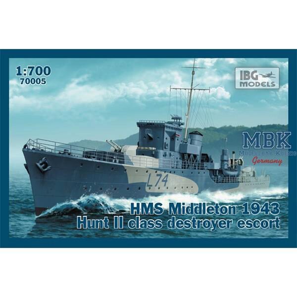IBG-Modellbau IBG70005 HMS Middleton 1943 Hunt II class destroyer escort