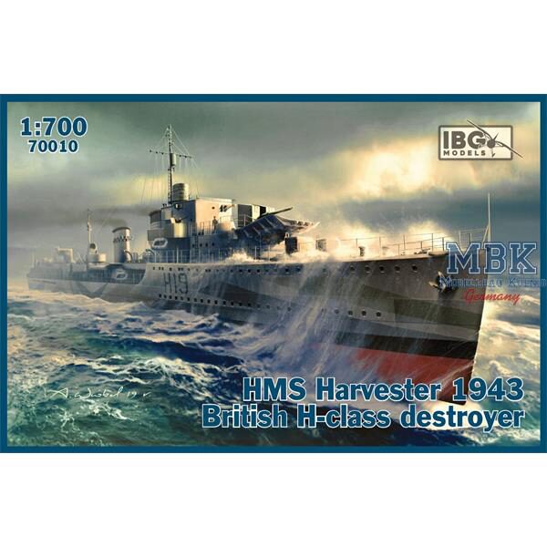 IBG-Modellbau IBG70010 HMS Harvester 1943 British H-class destroyer