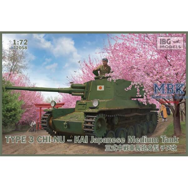 IBG-Modellbau IBG72058 Type 3 Chi-Nu – Kai Japanese Medium Tank