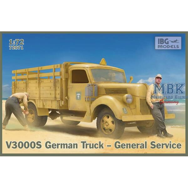 IBG-Modellbau IBG72071 V3000S German Truck – General Service