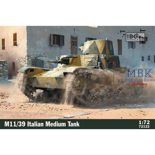 IBG-Modellbau IBG72122 M11/39 Italian Tank