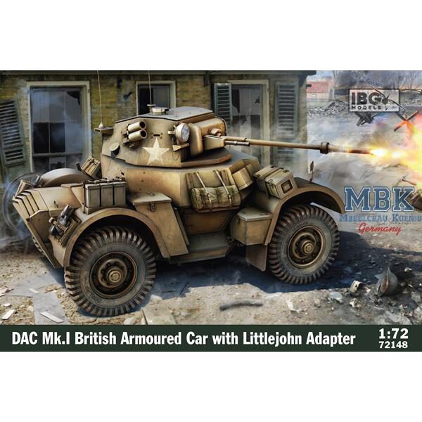 IBG-Modellbau IBG72148 Daimler Armoured Car Mk.I with Littlejohn Adaptor