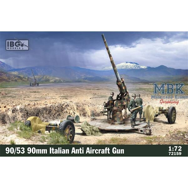 IBG-Modellbau IBG72159 90/53 90mm Italian Anti-Aircraft-Gun