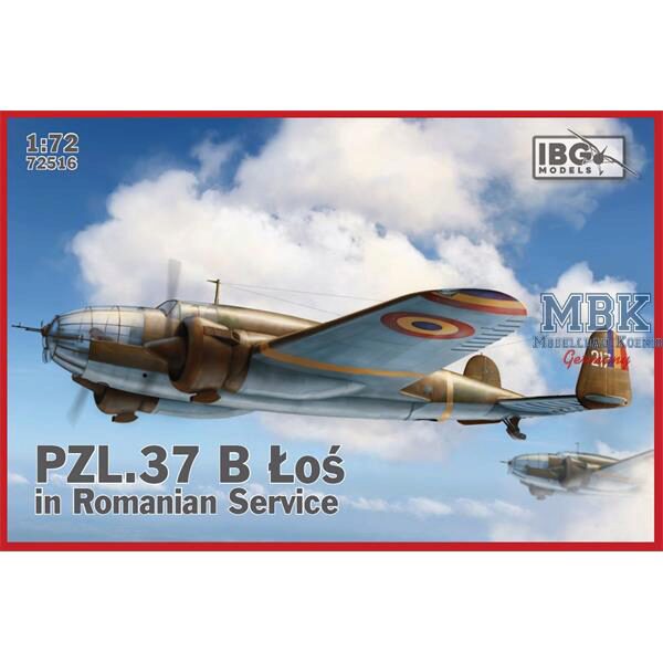 IBG-Modellbau IBG72516 PZL. 37 Los B II in Romanian Service