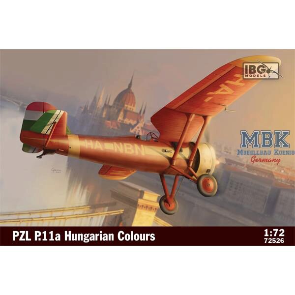 IBG-Modellbau IBG72526 PZL P.11a Hungarian Colours