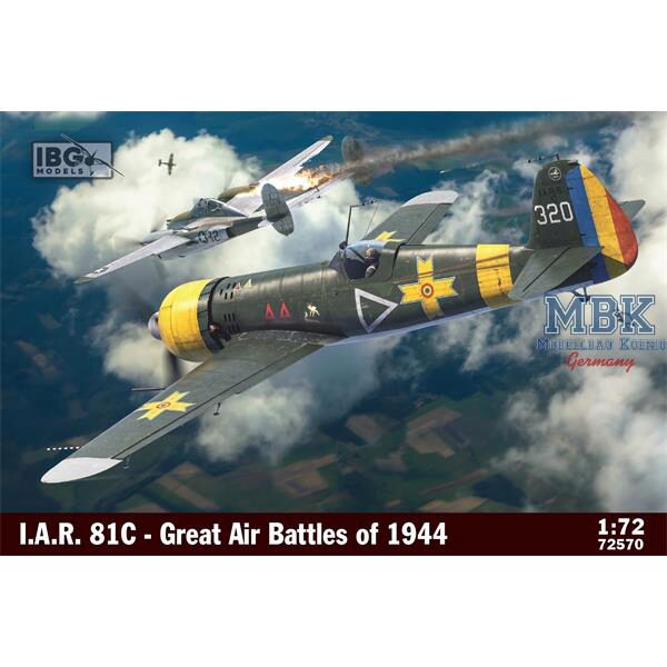 IBG-Modellbau IBG72570 I.A.R. 81C  IARs Greatest Air Battles 1944 