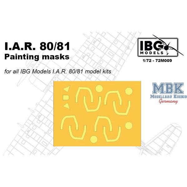 IBG-Modellbau IBG72M009 I.A.R. 80/81 Painting Masks set