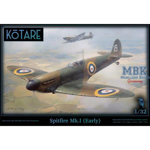 KOTARE Models KTR32004 Spitfire Mk.I (Early)