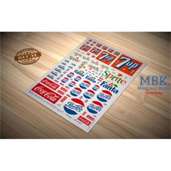 Matho Models MATHO80022 Soft Drink Logos C - vintage