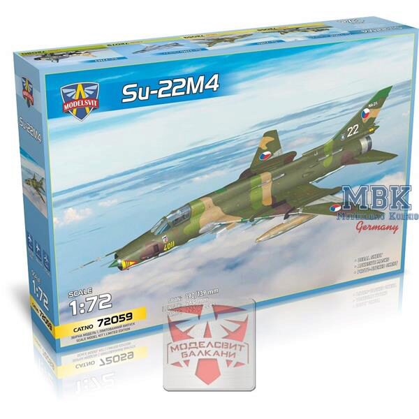 MODELSVIT MSVIT72059 Su-22M4 ( Fitter-K ) Soviet fighter-bomber