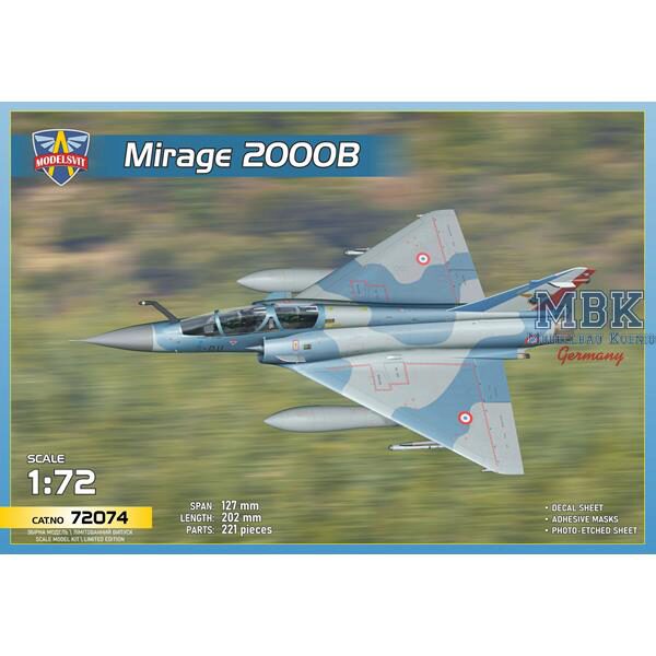 MODELSVIT MSVIT72074 Mirage 2000B operational trainer