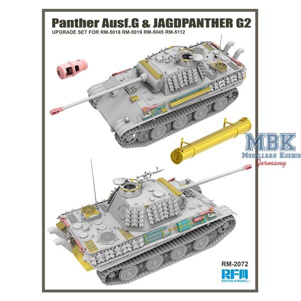 RYE FIELD MODEL RFM2072 Upgrade set for Panther Ausf. G