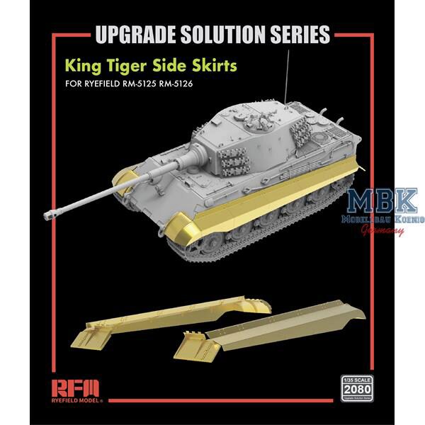 RYE FIELD MODEL RFM2080 Upgrade set f.RFM5125,-5126 King Tiger Side Skirts