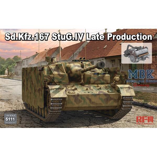 Rye Field Model RFM5111 Sd.Kfz.167 StuG.IV Late Prod. w/engine&work.tracks