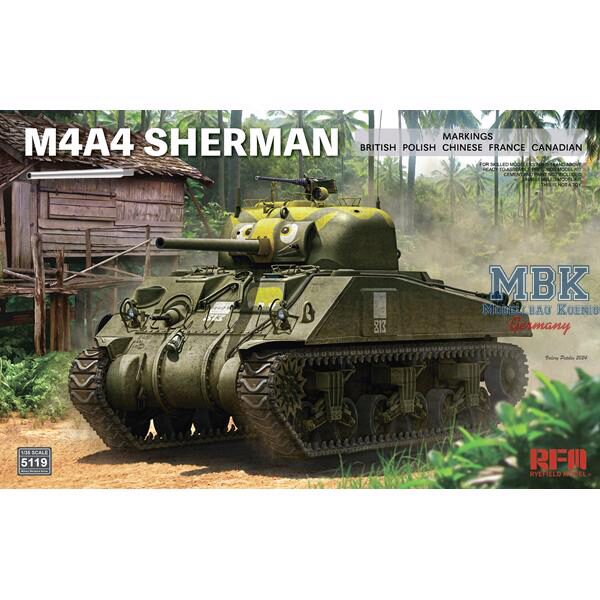 RYE FIELD MODEL RFM5119 M4 A4 Sherman