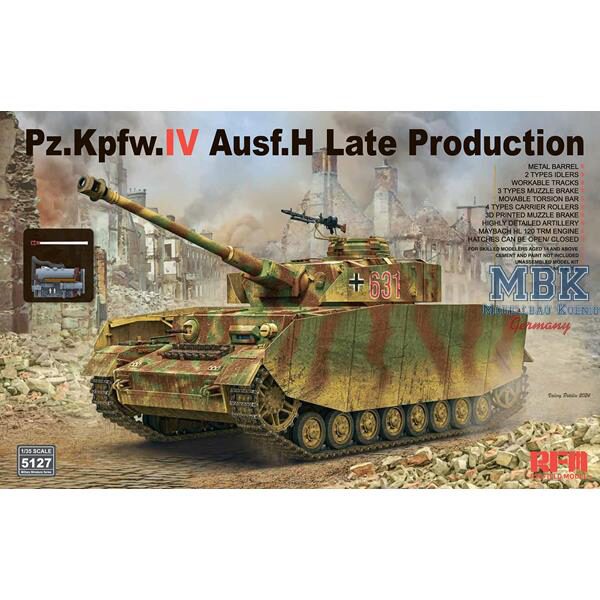 RYE FIELD MODEL RFM5127 Pz.Kpfw. IV Ausf. H late production