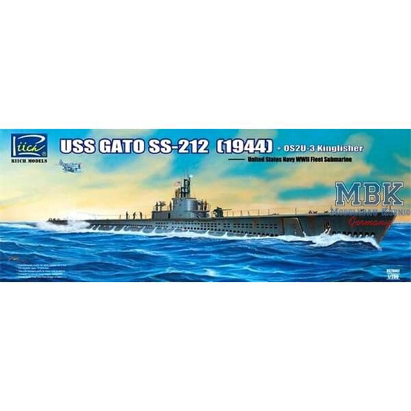 RIICH RII20002 USS Gato SS-212 + OS2U-3 Kingfisher - 1:200