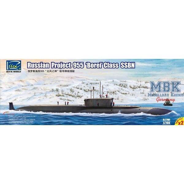 RIICH RII27001 Russian Project 955  Borei  class SSBN 2in1