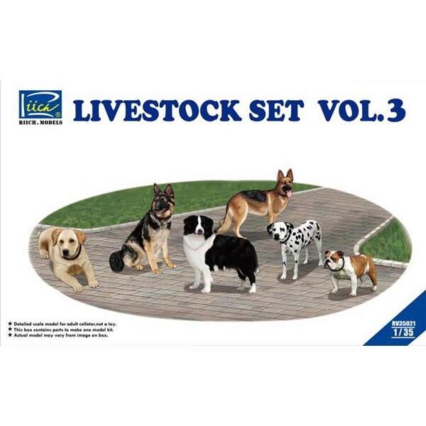 RIICH RII35021 Livestock Set 3 (Hunde / Dogs)