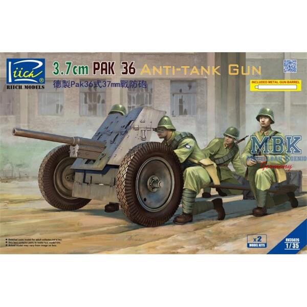 RIICH RII35026 3,7cm Pak 36 Anti-Tank Gun