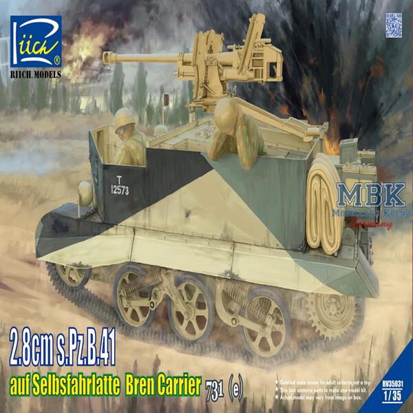 RIICH RII35031 2,8cm s.Pz.B.41 auf Bren Carrier 731(e)