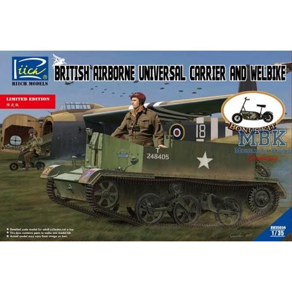 RIICH RII35034 Universal Carrier Mk.III & Welbike Mk.2 - limited