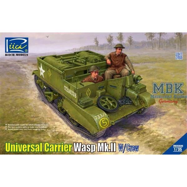 RIICH RII35036 Universal Carrier Wasp Mk.II with Crew