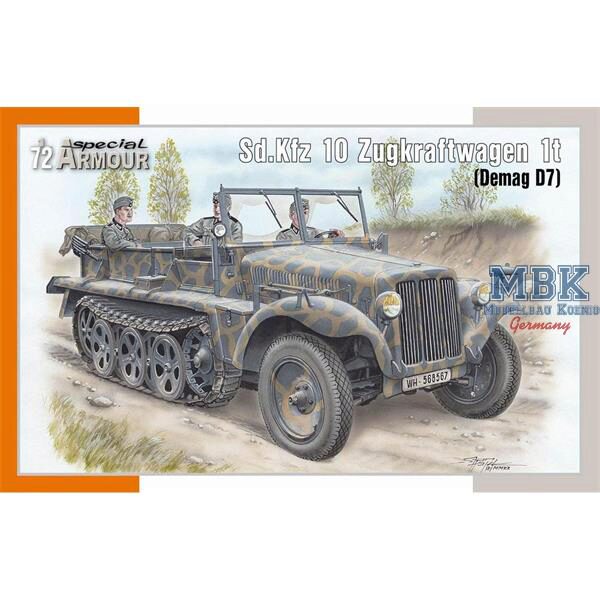 Special Armour SA72021 Sd.Kfz 10 Zugkraftwagen 1t (Demag D7)