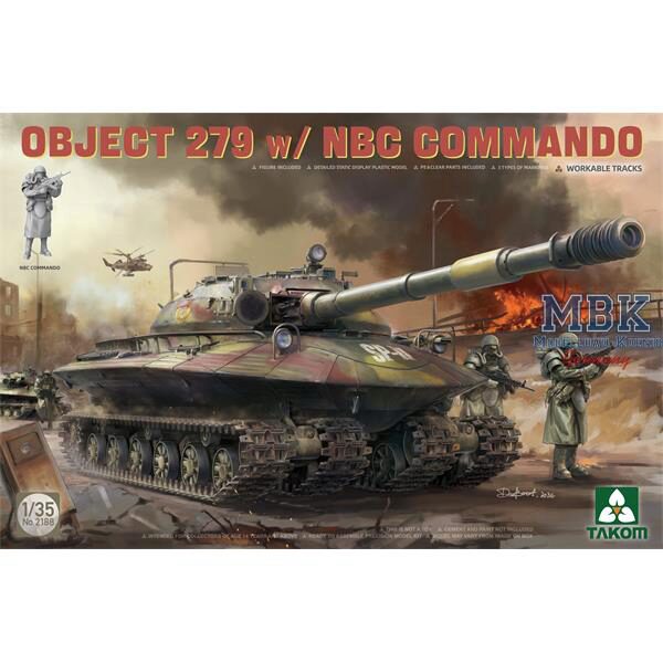 Takom TAK2188 Object 279 w/ NBC Commando