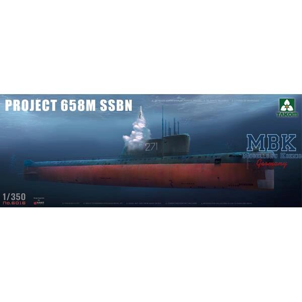 TAKOM MODEL TAK6016 Project 658M SSBN