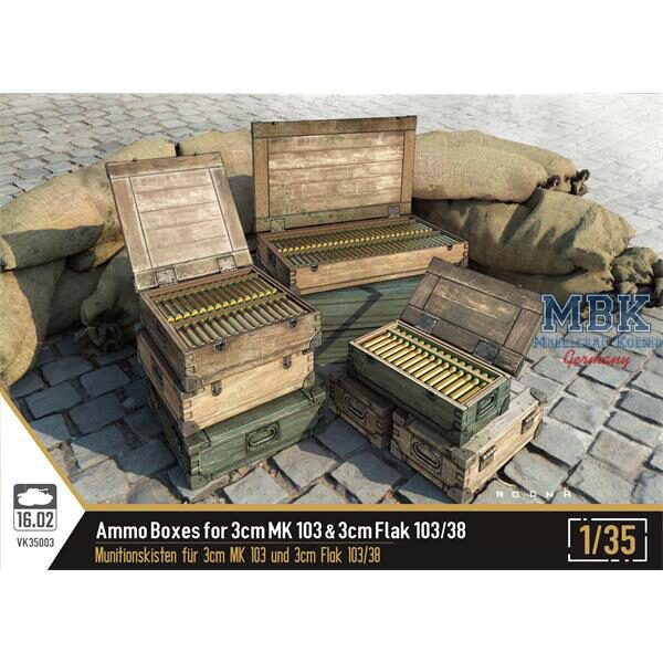 16.02 VK35003 Ammo Boxes for 3cm MK103 / 3cm Flak 103/38