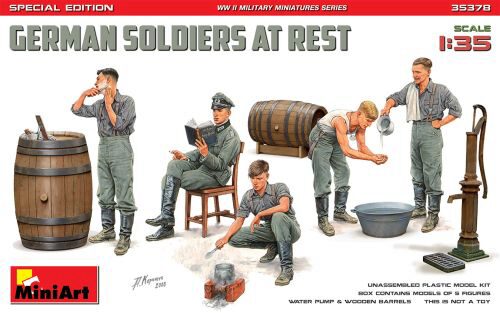 MiniArt 35378 GERMAN SOLDIERS AT REST. SPECIAL EDITION