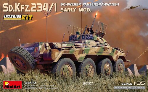 Miniart 35410 1:35 Sd.Kfz 234/4 Panzerspähwag m. Int.