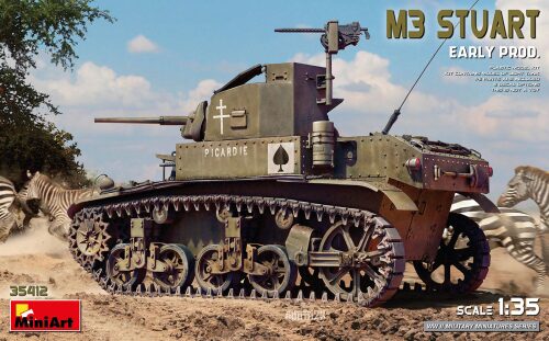 Miniart 35412 1:35 M3 Stuart. Frühe Produktion