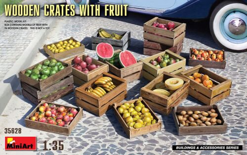 MiniArt 35628 Wooden Crates with Fruit