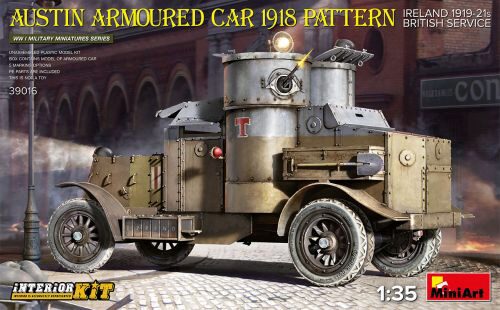 MiniArt 39016 Austin Armoured Car 1918 Pattern. Ireland 1919-21. British Service. Interior Kit