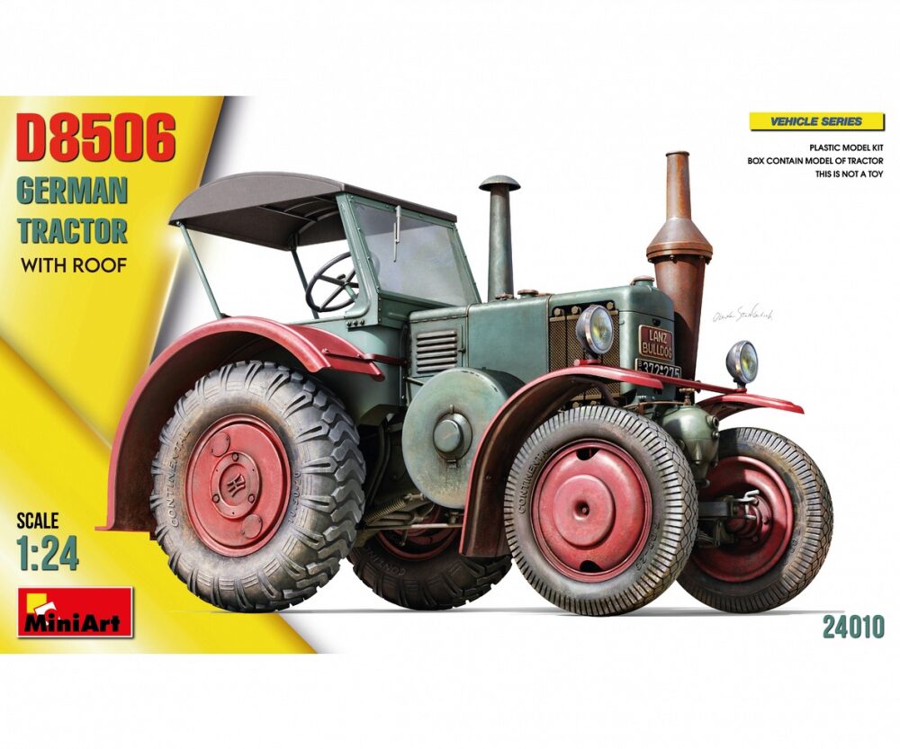 Miniart 24010 Dt. Traktor D8506 m. Kabinendach