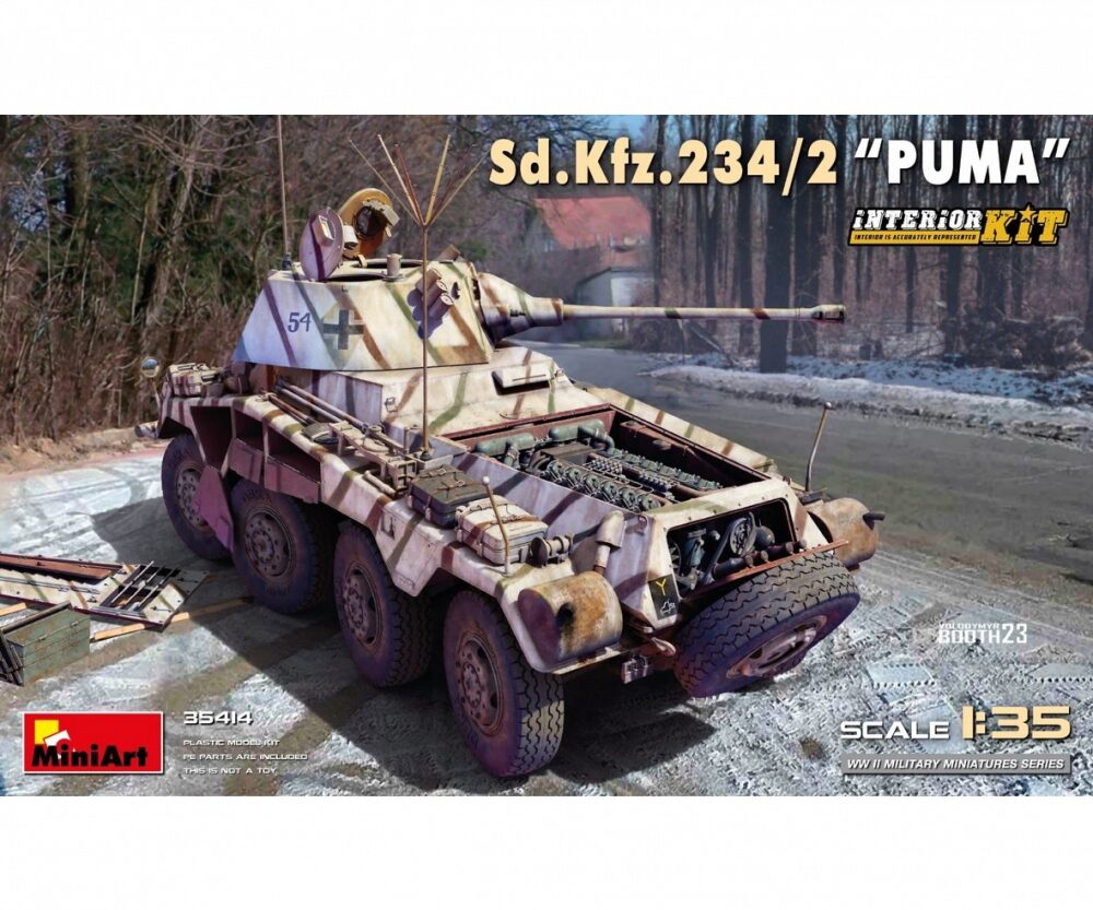 Miniart 35414 Sd.Kfz.234/2 Puma Interior Kit