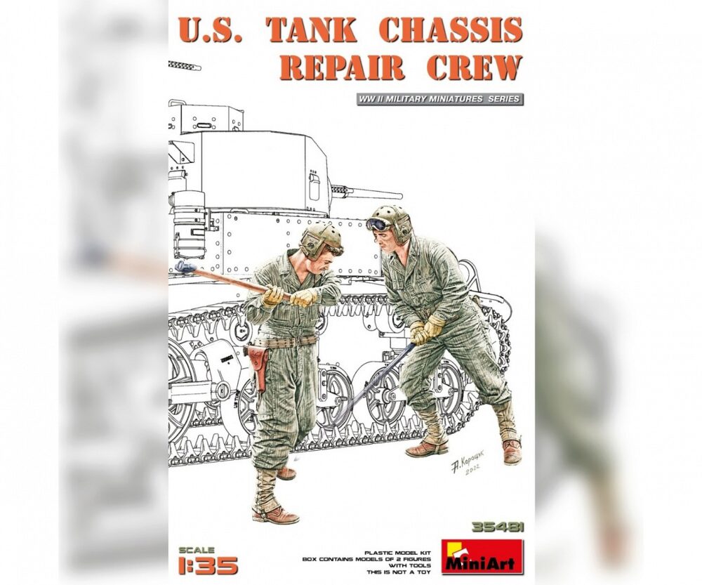 MiniArt 35481 US Panzer Mechaniker Crew (2)