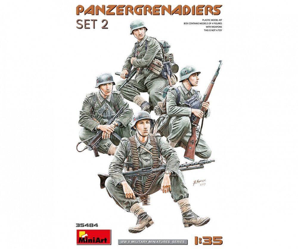 Miniart 35484 Fig.-Set Panzergrenadiere Set 2