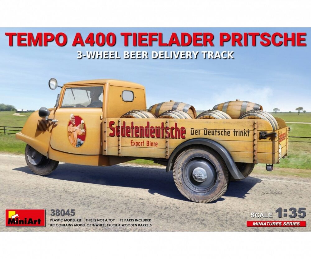 Miniart 38045 Tempo A400 Bier-Lieferwagen