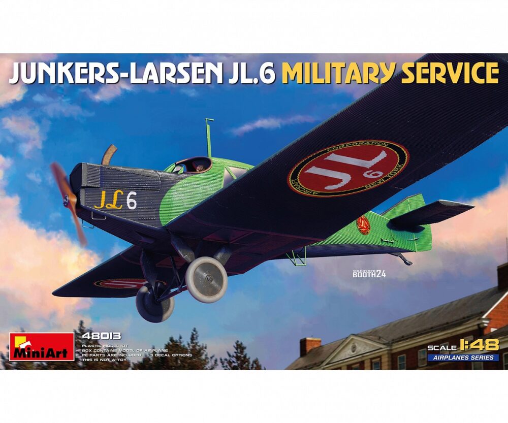 Miniart 48013 1:48 Junkers-Larsen JL.6. Milit. Service