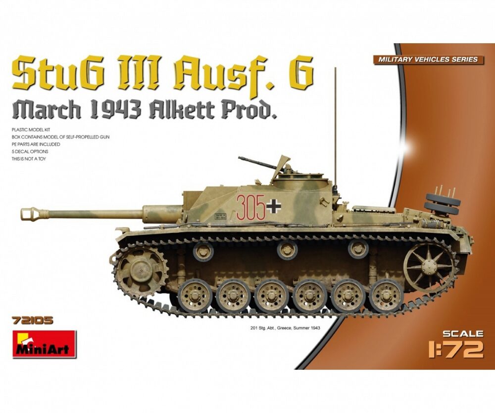 Miniart 72105 StuG III Ausf. G Prod. März 1943